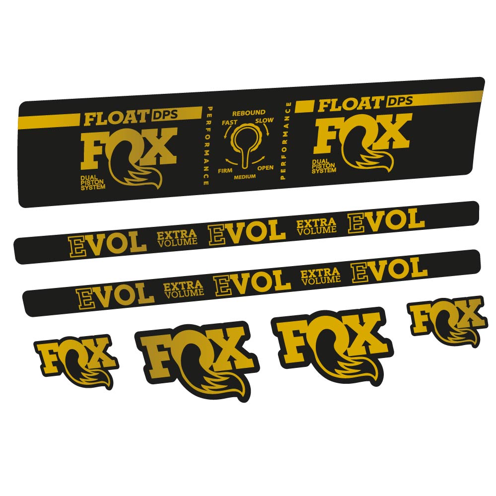 Adesivi Ammortizzatore Fox Float DPS Performance Amortisseur in vinile