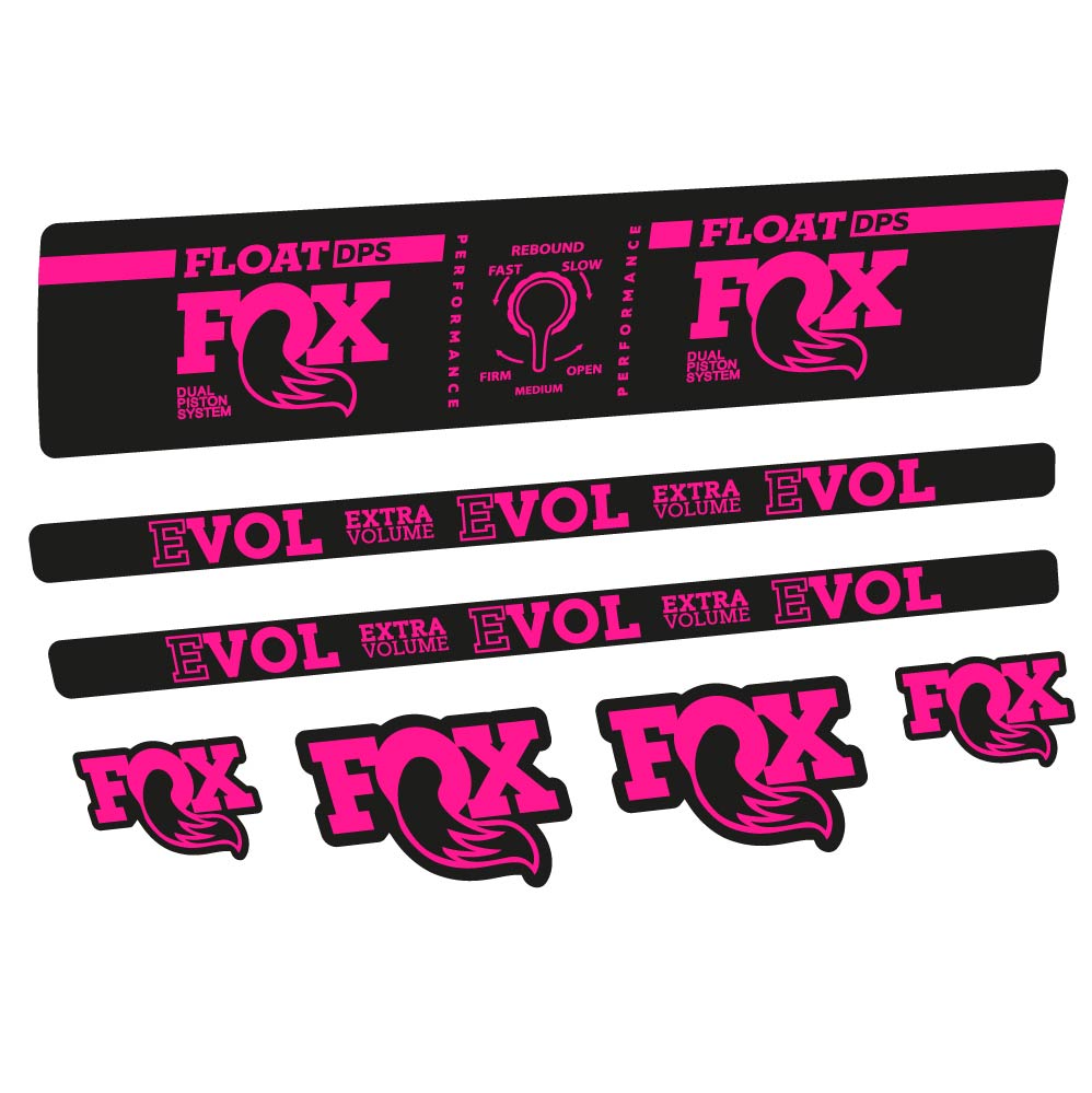 Adesivi Ammortizzatore Fox Float DPS Performance in vinile