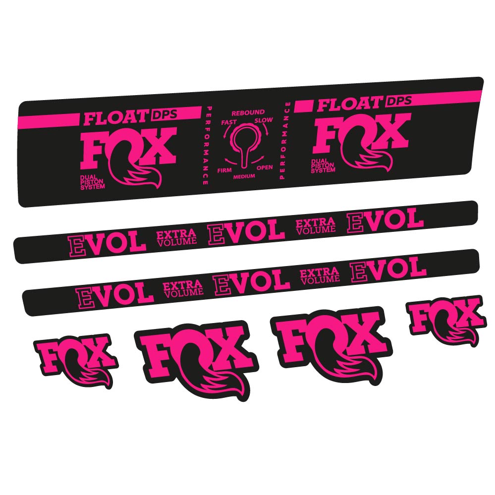 Adesivi Ammortizzatore Fox Float DPS Performance in vinile