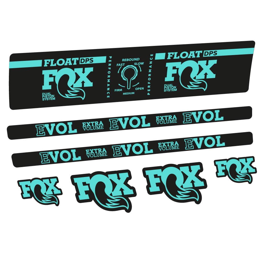 Adesivi Ammortizzatore Fox Float DPS Performance in vinile