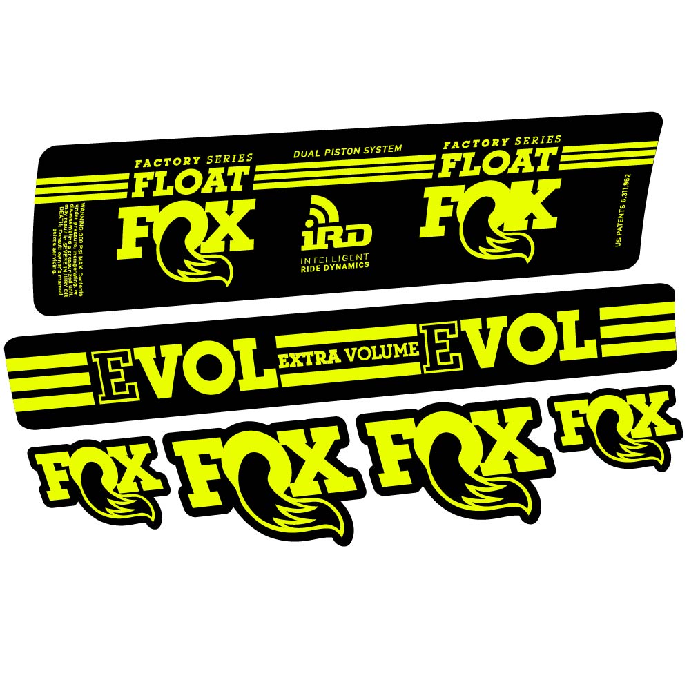 Adesivi Ammortizzatore Fox Float DPS iRD 2016 in vinile