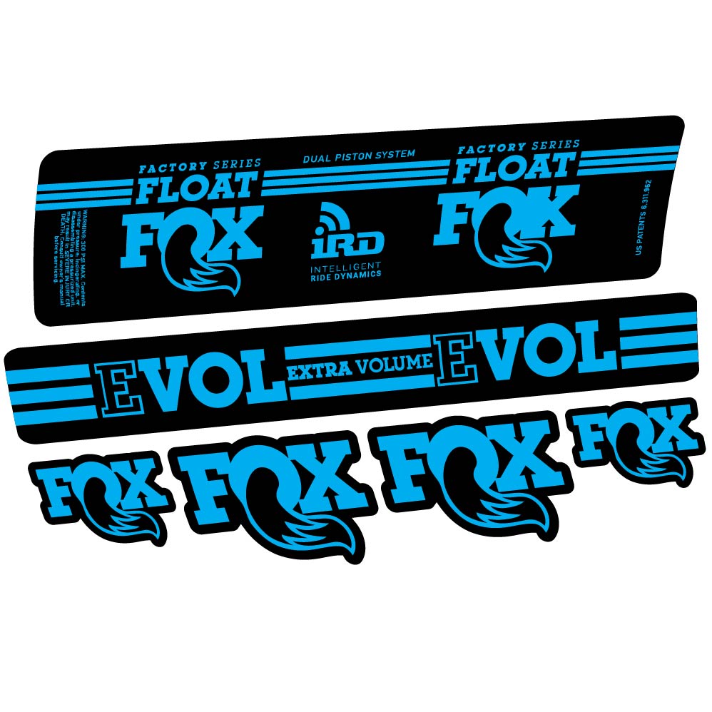 Adesivi Ammortizzatore Fox Float DPS iRD 2016 in vinile