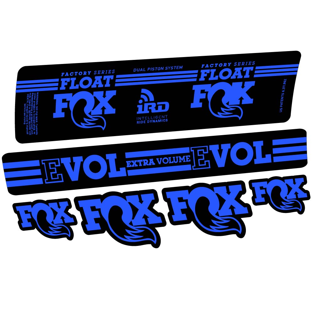Adesivi Ammortizzatore Fox Float DPS iRD 2016 in vinile