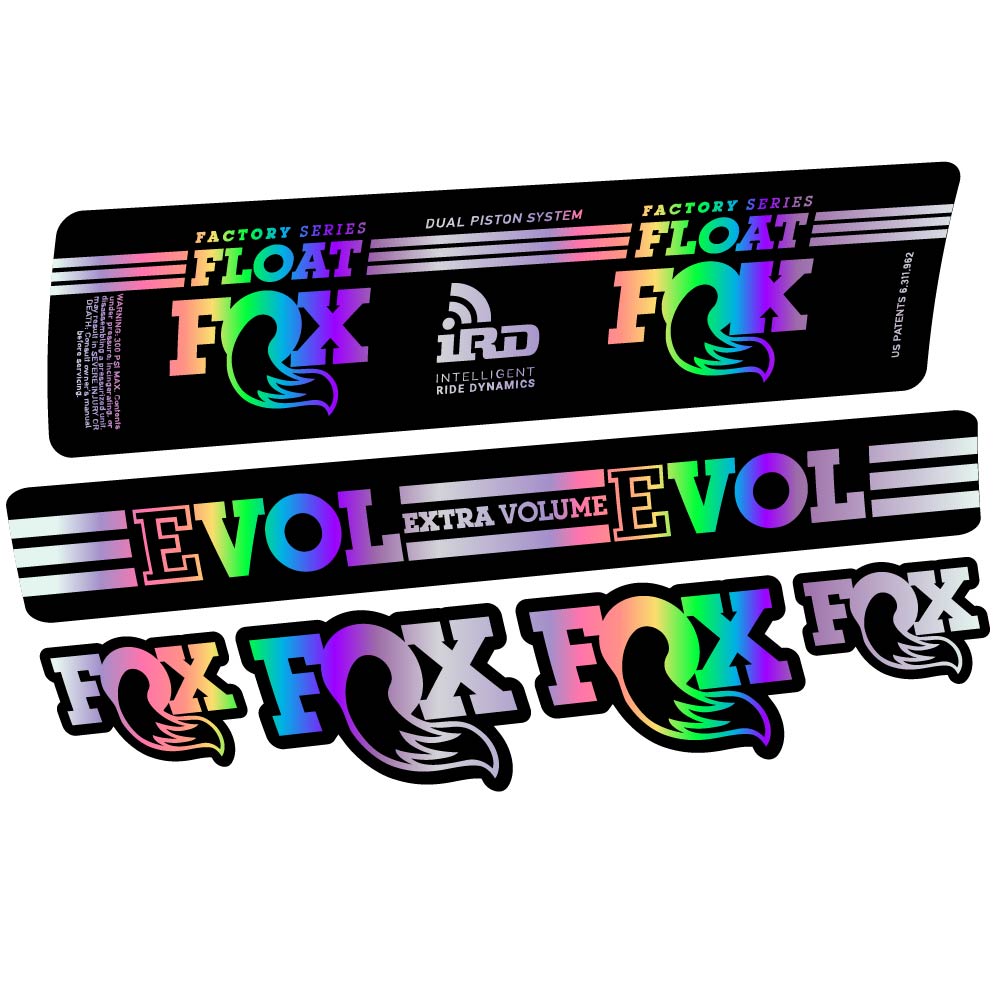 Adesivi Ammortizzatore Fox Float DPS iRD 2016 in vinile