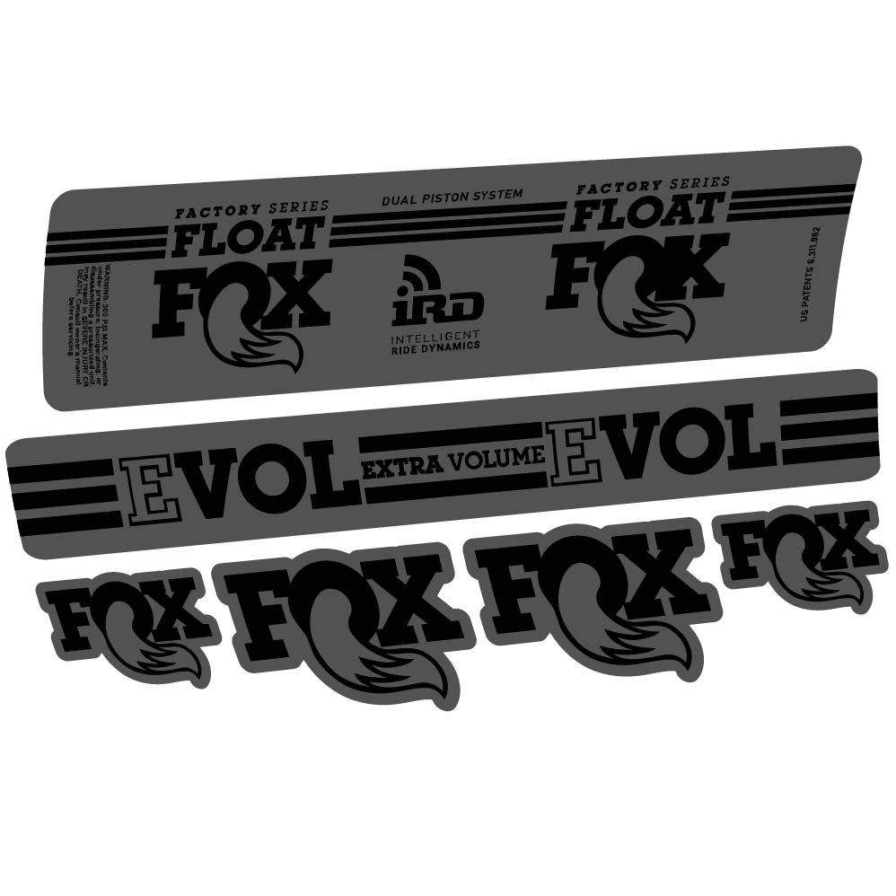 Adesivi Ammortizzatore Fox Float DPS iRD 2016 in vinile