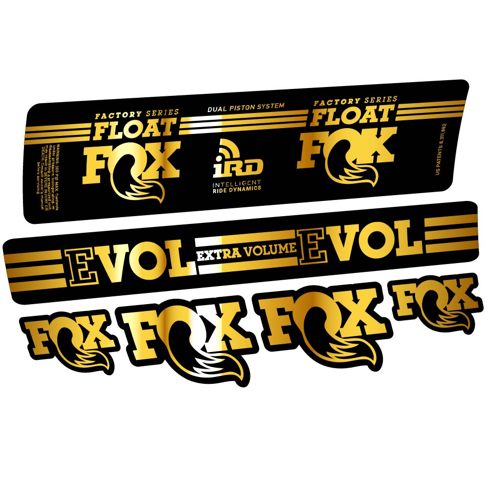 Adesivi Ammortizzatore Fox Float DPS iRD 2016 in vinile
