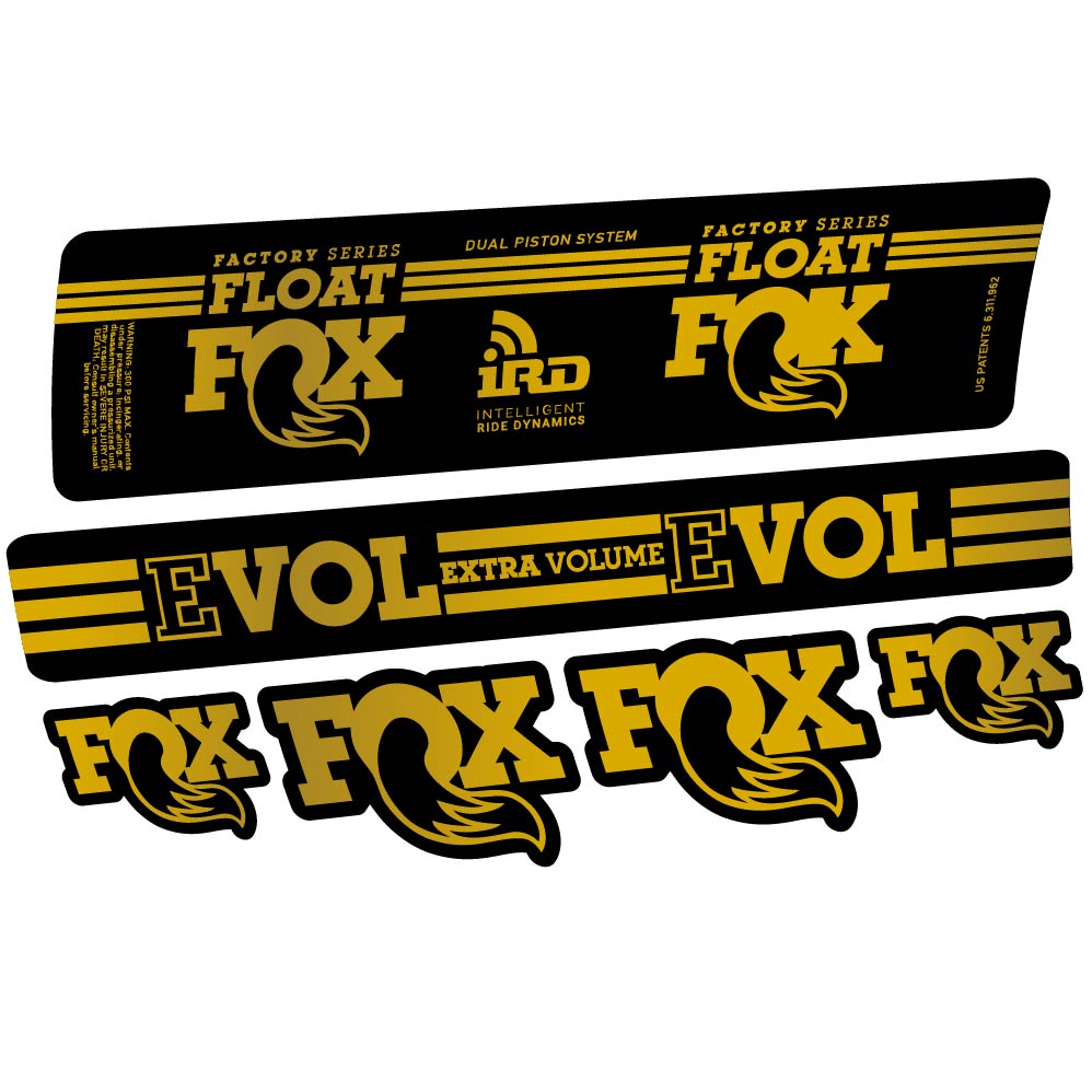 Adesivi Ammortizzatore Fox Float DPS iRD 2016 in vinile