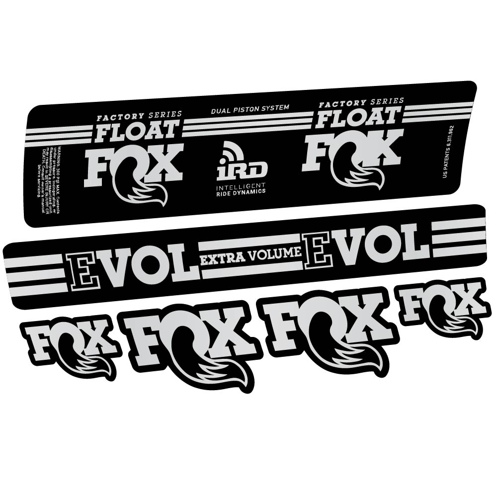 Adesivi Ammortizzatore Fox Float DPS iRD 2016 in vinile