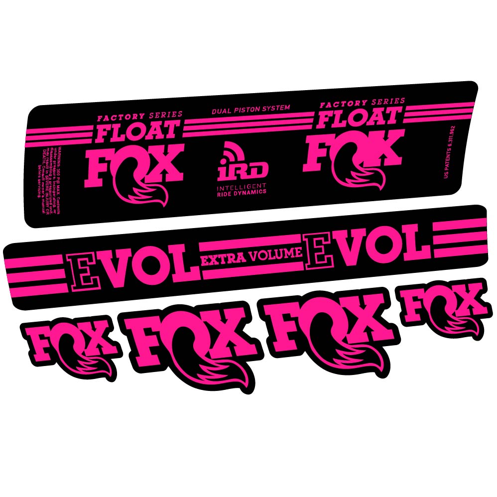 Adesivi Ammortizzatore Fox Float DPS iRD 2016 in vinile