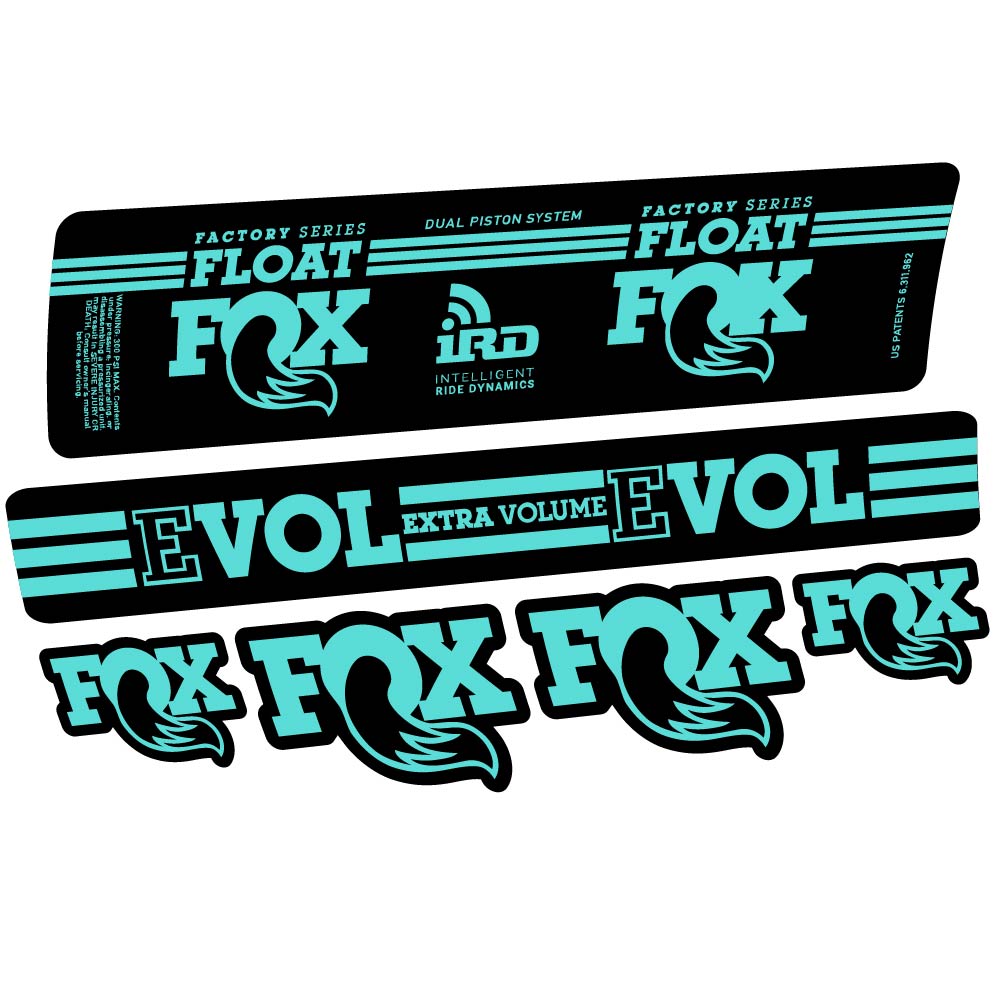 Adesivi Ammortizzatore Fox Float DPS iRD 2016 in vinile