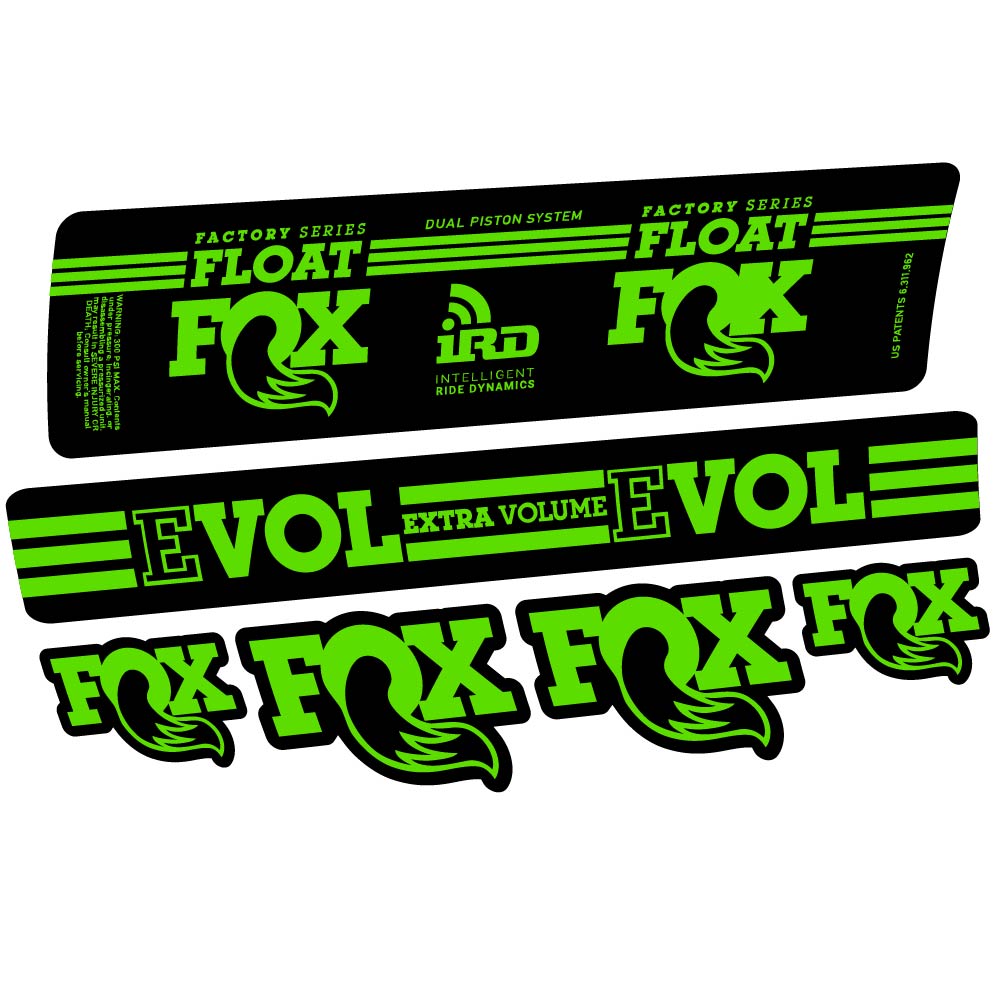 Adesivi Ammortizzatore Fox Float DPS iRD 2016 in vinile