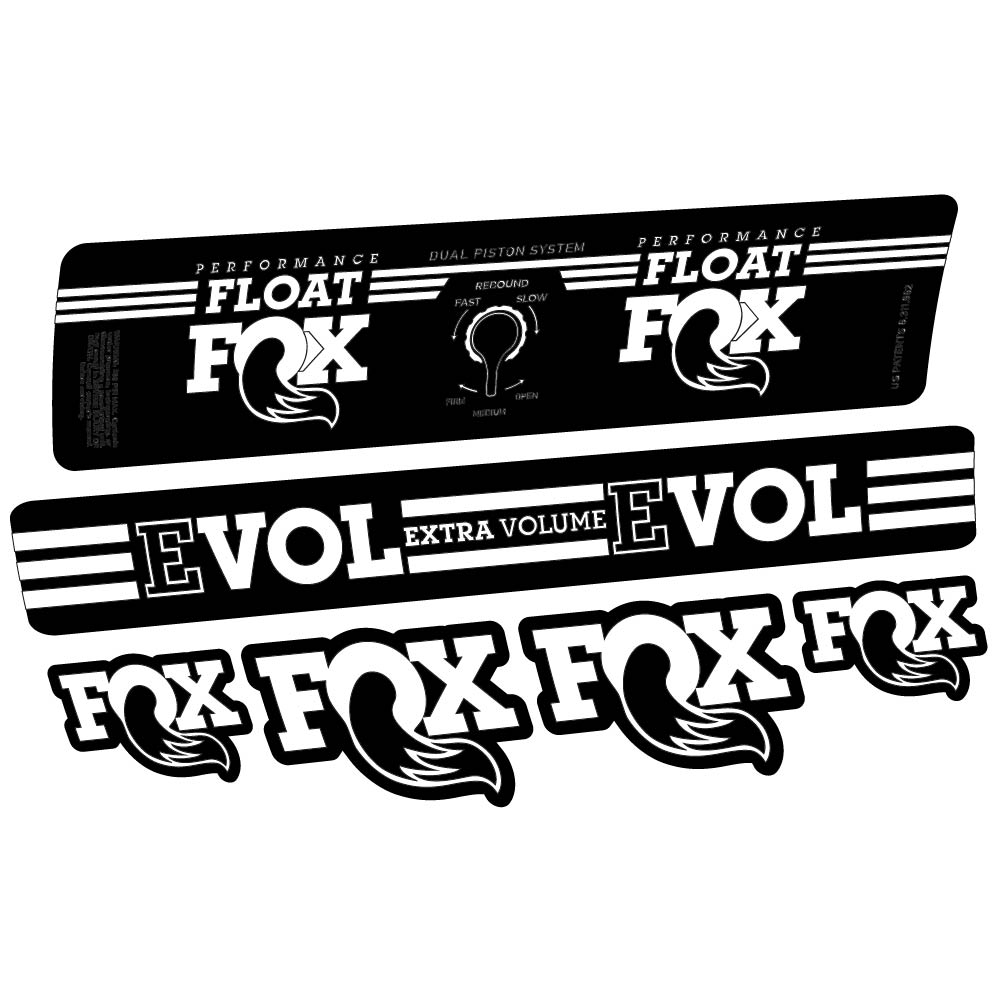 Adesivi Ammortizzatore Fox Float DPS Performance 2016 in vinile