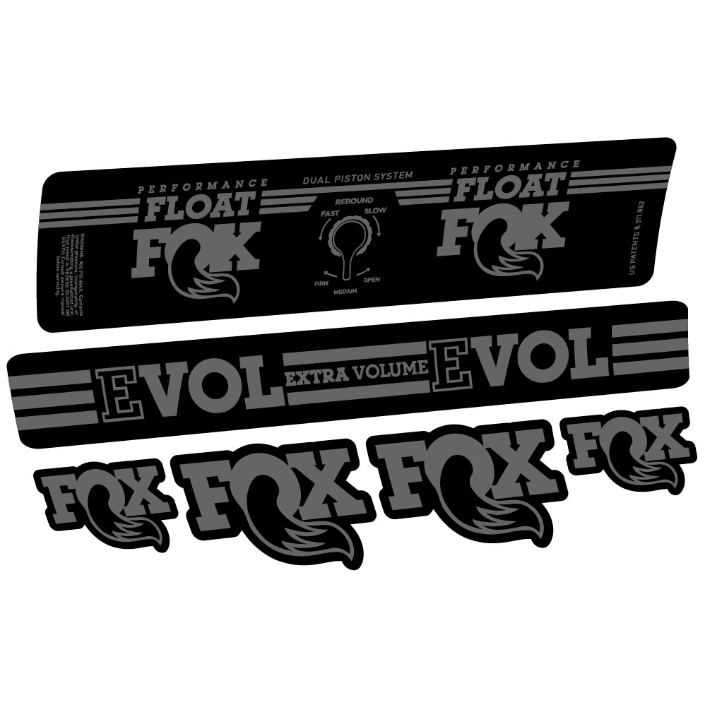 Adesivi Ammortizzatore Fox Float DPS Performance 2016 in vinile
