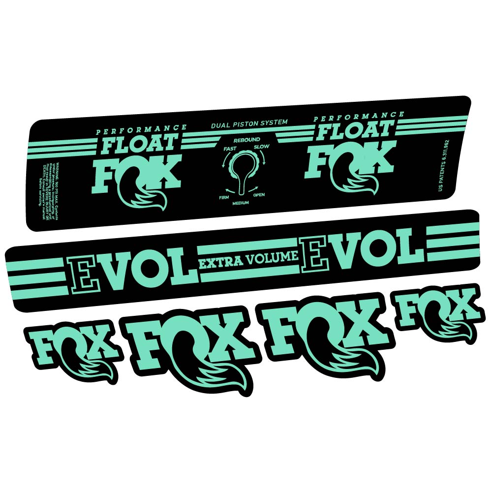 Adesivi Ammortizzatore Fox Float DPS Performance 2016 in vinile