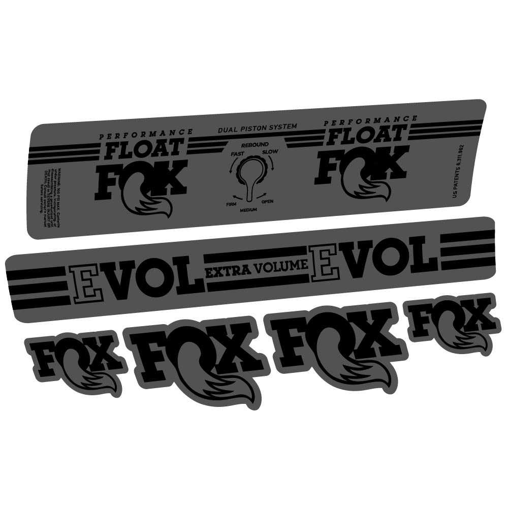 Adesivi Ammortizzatore Fox Float DPS Performance 2016 in vinile