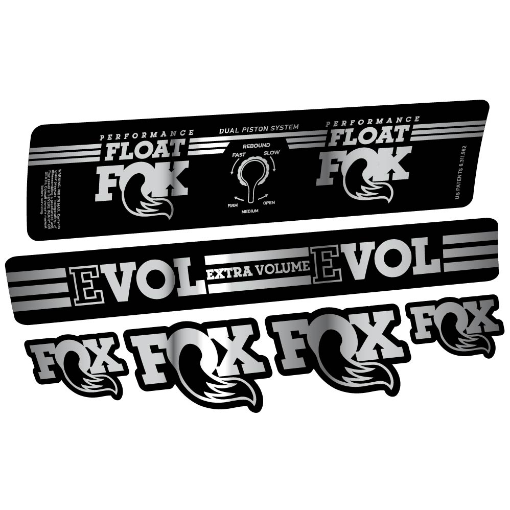 Adesivi Ammortizzatore Fox Float DPS Performance 2016 in vinile