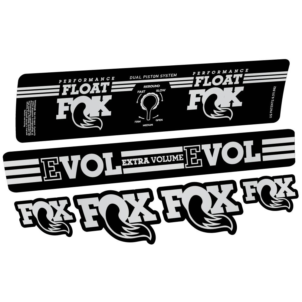 Adesivi Ammortizzatore Fox Float DPS Performance 2016 in vinile