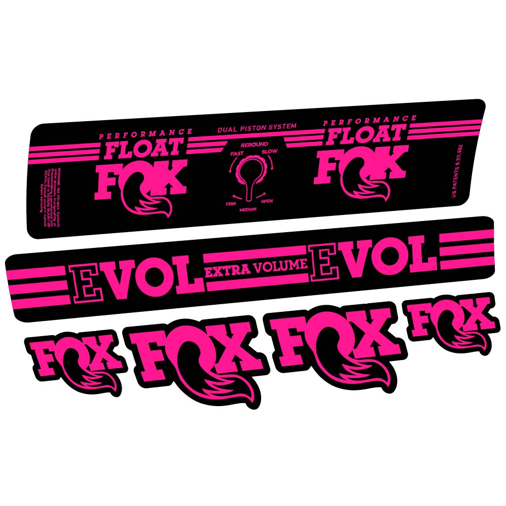 Adesivi Ammortizzatore Fox Float DPS Performance 2016 in vinile