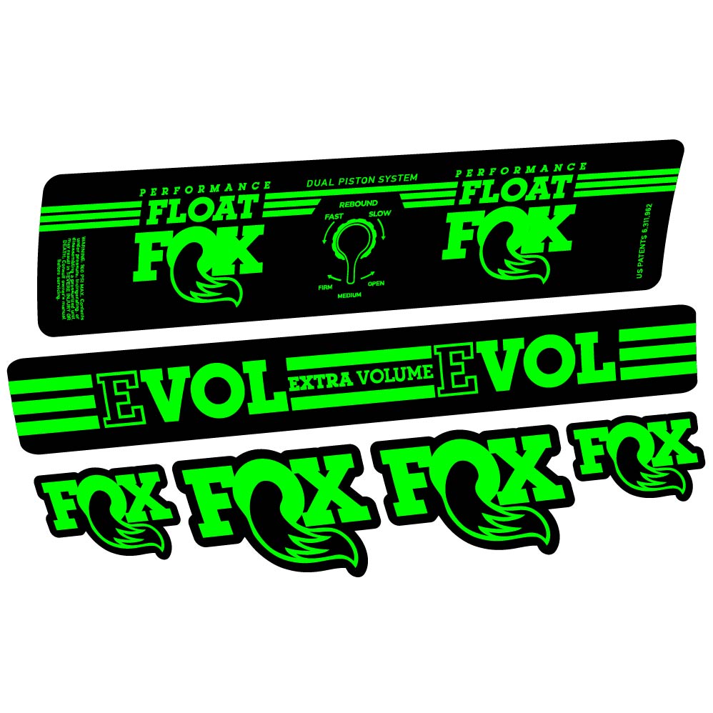 Adesivi Ammortizzatore Fox Float DPS Performance 2016 in vinile