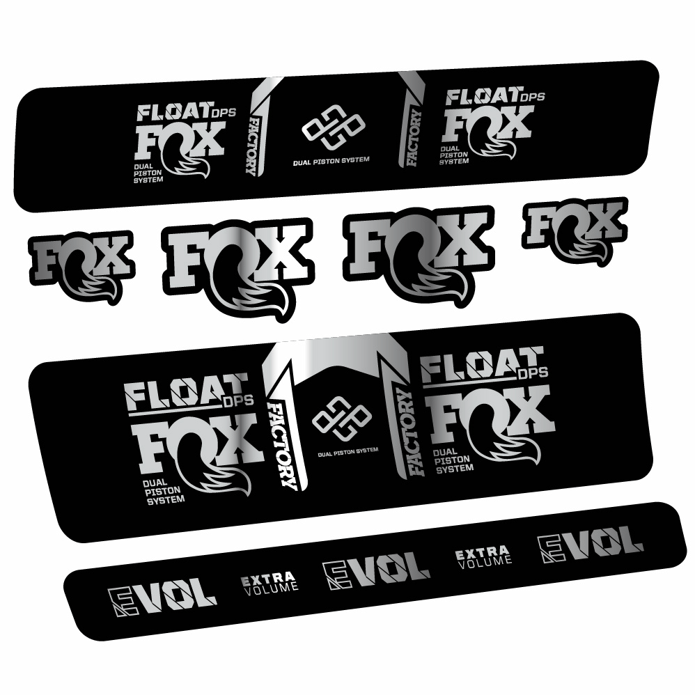 Adesivi Ammortizzatore Fox Float Factory DPS in vinile