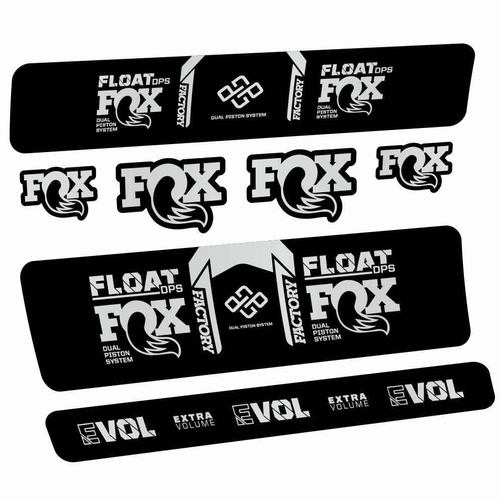 Adesivi Ammortizzatore Fox Float Factory DPS in vinile
