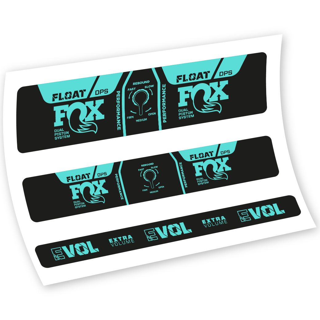 Adesivi Ammortizzatore Fox Float DPS Performance 2021 in vinile