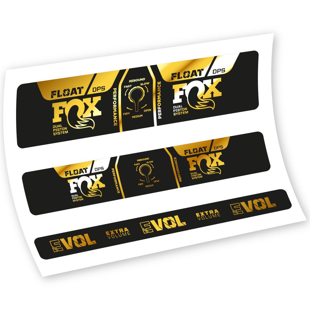 Adesivi Ammortizzatore Fox Float DPS Performance 2021 in vinile