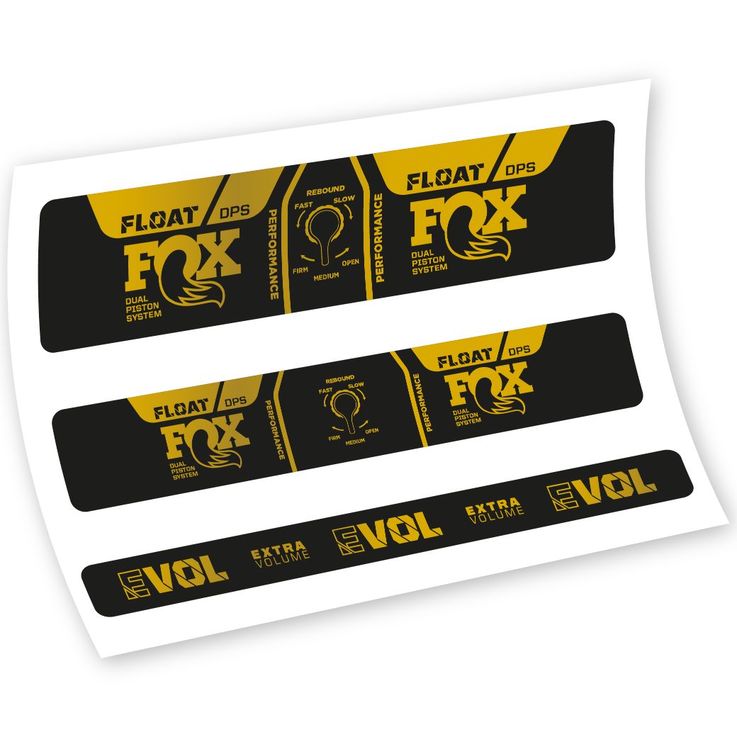 Adesivi Ammortizzatore Fox Float DPS Performance 2021 in vinile