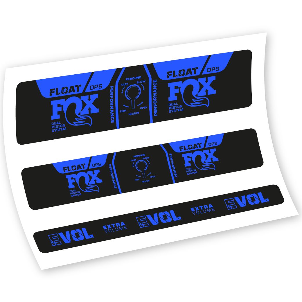 Adesivi Ammortizzatore Fox Float DPS Performance 2021 in vinile