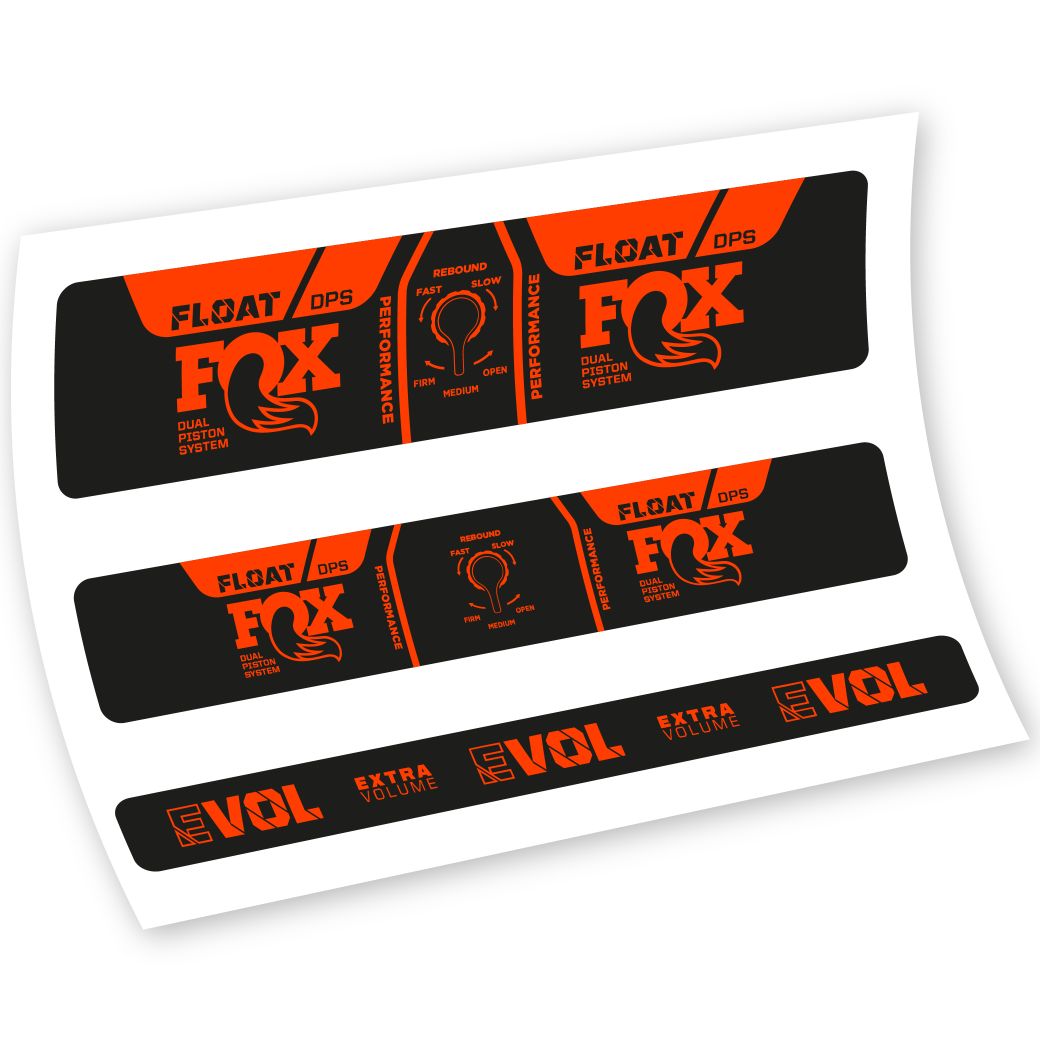 Adesivi Ammortizzatore Fox Float DPS Performance 2021 in vinile