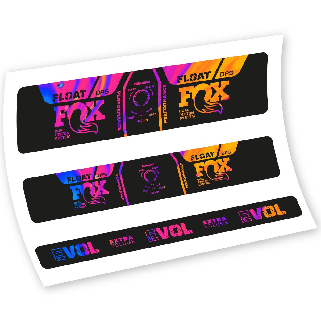 Adesivi Ammortizzatore Fox Float DPS Performance 2021 in vinile