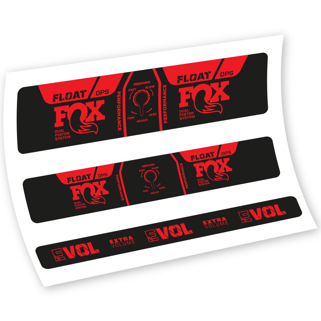 Adesivi Ammortizzatore Fox Float DPS Performance 2021 in vinile