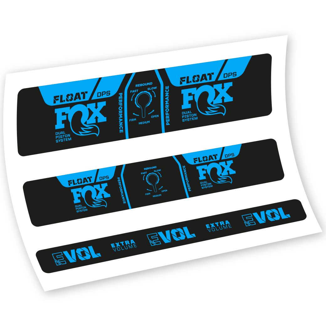 Adesivi Ammortizzatore Fox Float DPS Performance 2021 in vinile