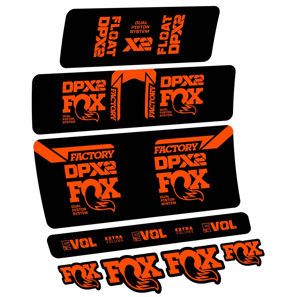 Adesivi Ammortizzatore Fox Float DPX2 2021 in vinile