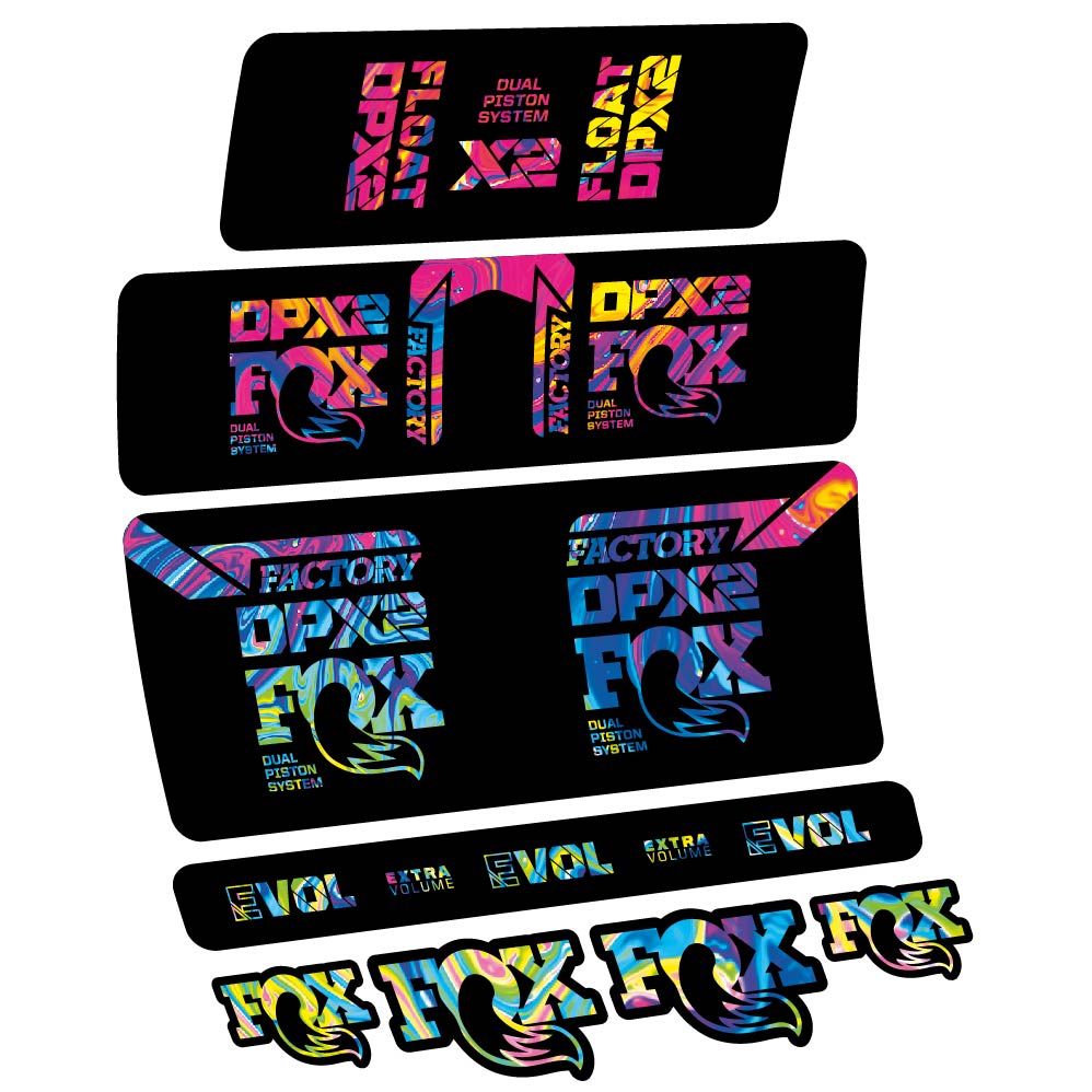 Adesivi Ammortizzatore Fox Float DPX2 2021 in vinile