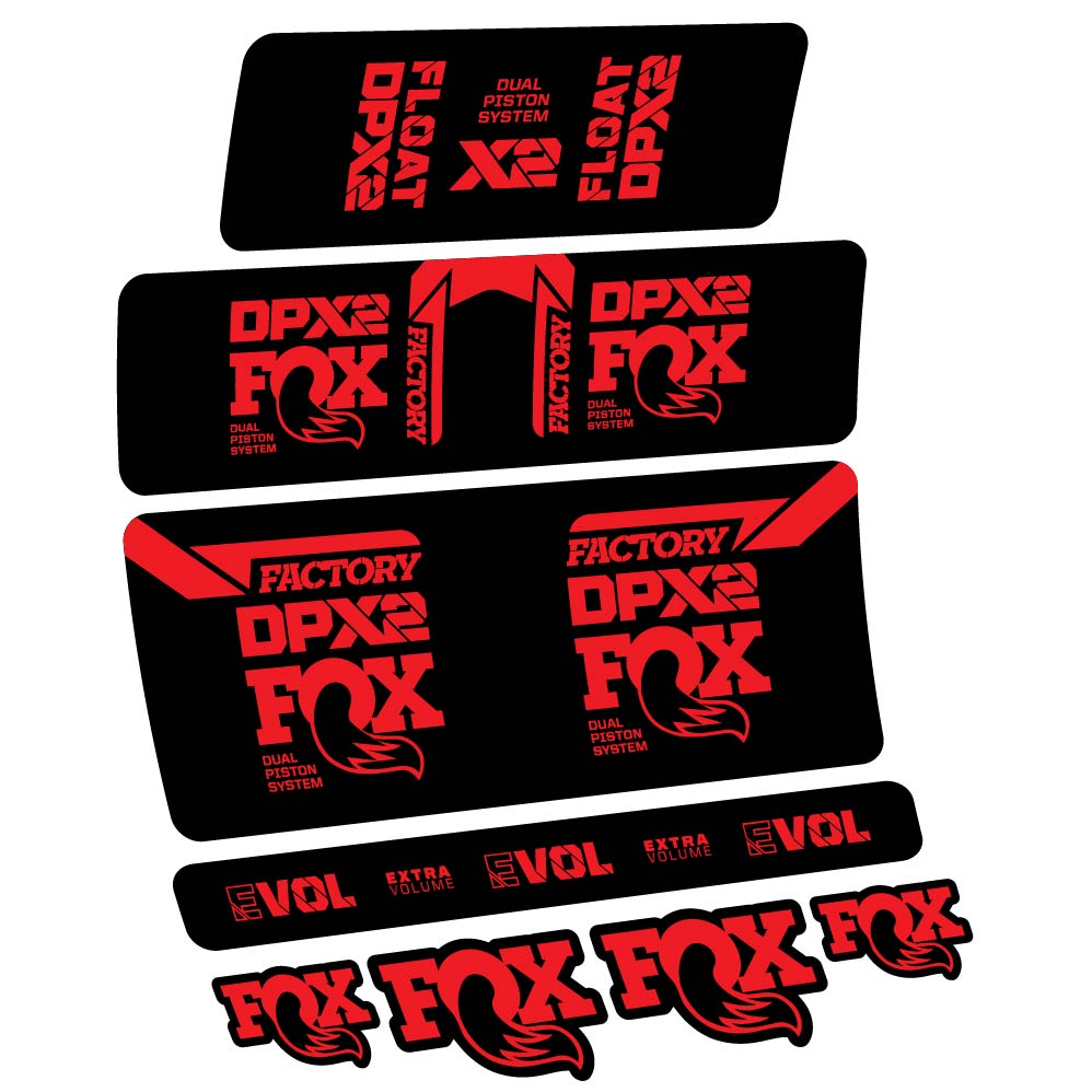 Adesivi Ammortizzatore Fox Float DPX2 2021 in vinile