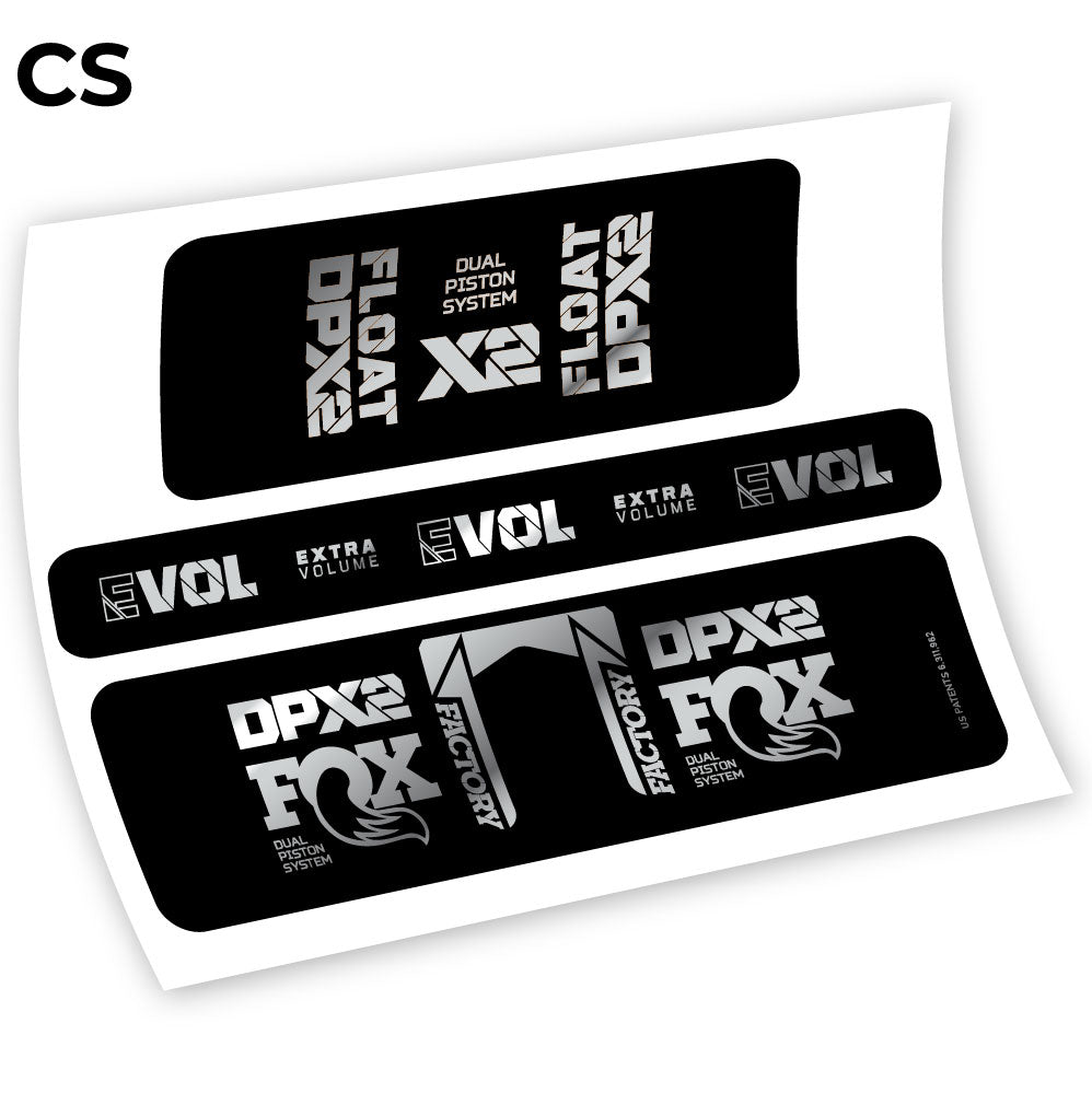 Adesivi Ammortizzatore Fox Float Factory Racing DPX2 2021 Amortisseur in vinile