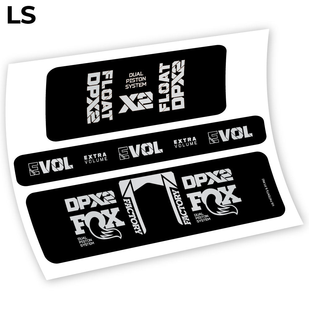 Adesivi Ammortizzatore Fox Float Factory Racing DPX2 2021 Amortisseur in vinile