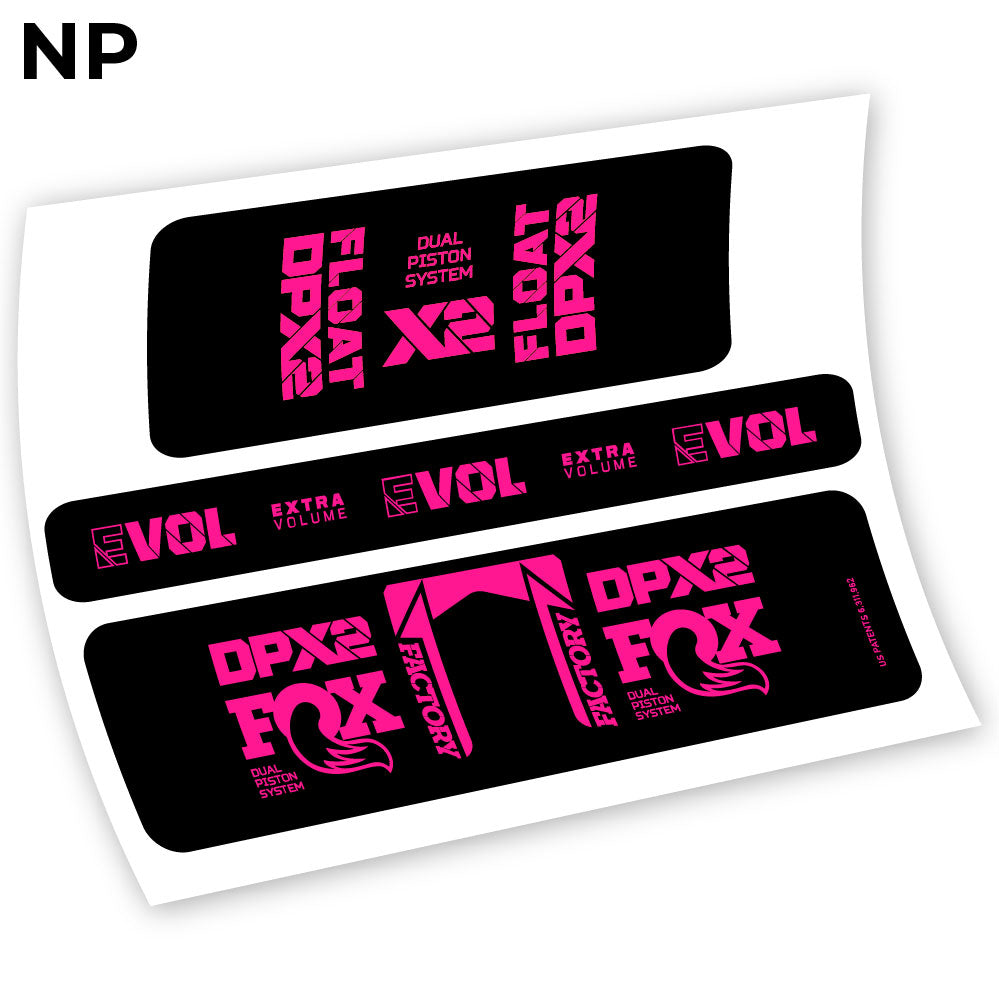 Adesivi Ammortizzatore Fox Float Factory Racing DPX2 2021 Amortisseur in vinile