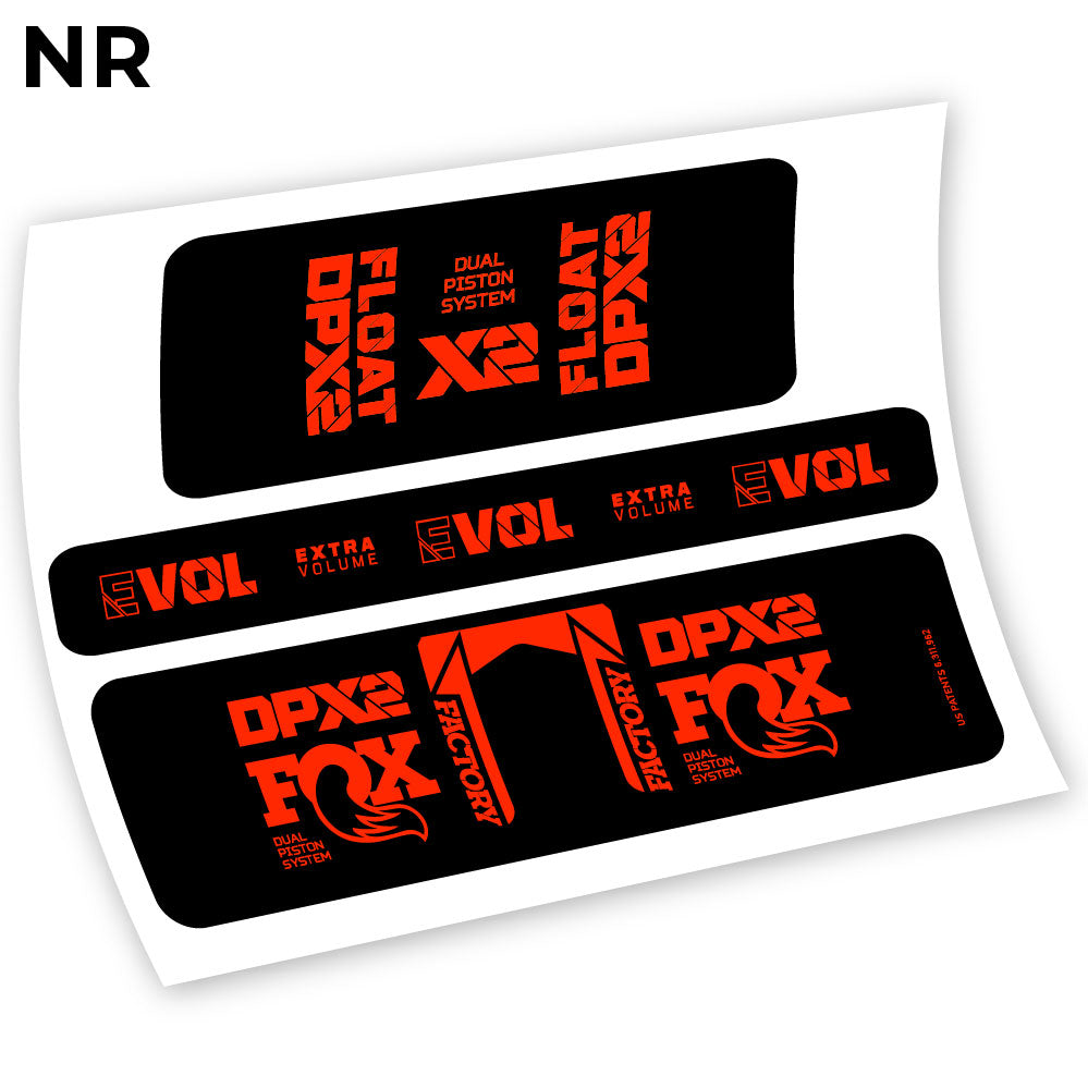 Adesivi Ammortizzatore Fox Float Factory Racing DPX2 2021 Amortisseur in vinile