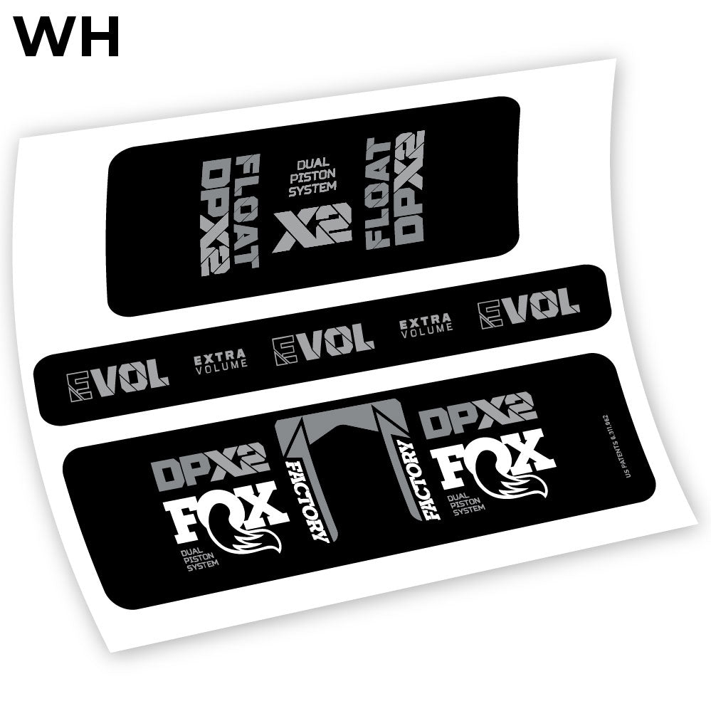 Adesivi Ammortizzatore Fox Float Factory Racing DPX2 2021 Amortisseur in vinile