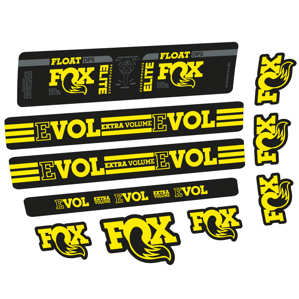 Adesivi Ammortizzatore Fox Float DPS Elite Amortisseur in vinile