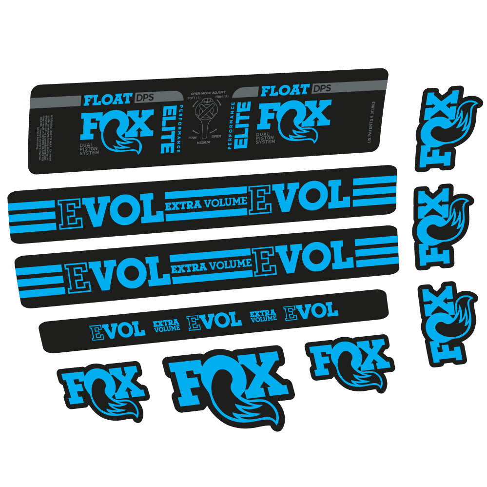 Adesivi Ammortizzatore Fox Float DPS Elite Amortisseur in vinile