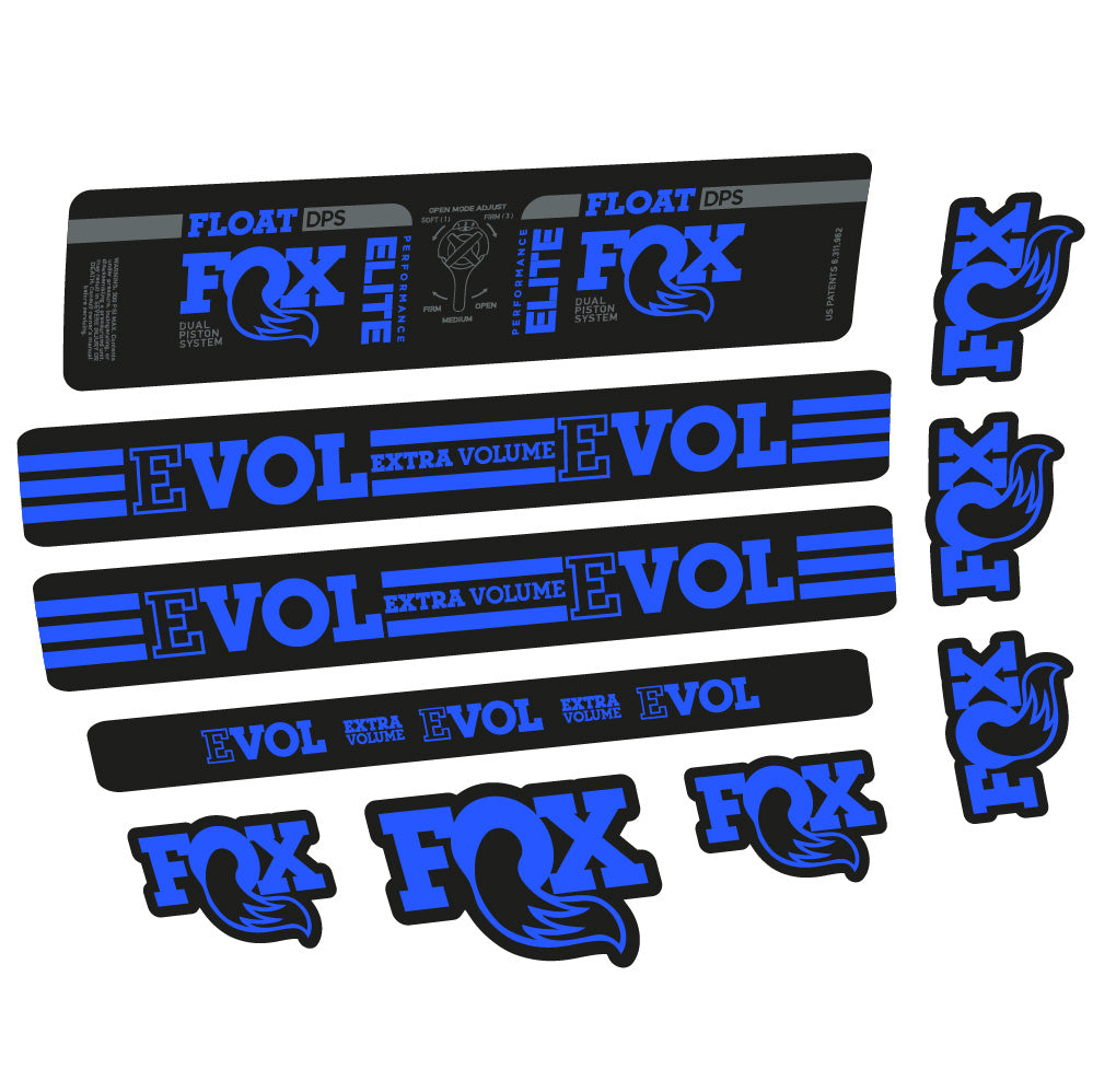 Adesivi Ammortizzatore Fox Float DPS Elite Amortisseur in vinile