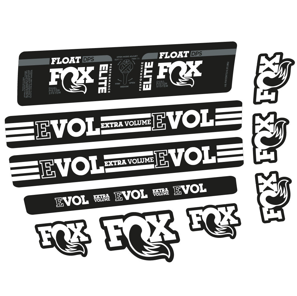 Adesivi Ammortizzatore Fox Float DPS Elite in vinile