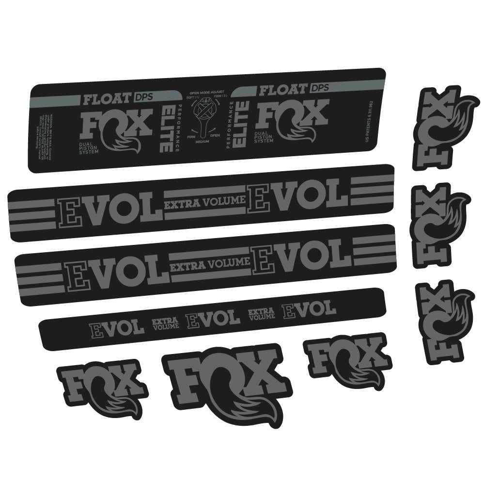 Adesivi Ammortizzatore Fox Float DPS Elite in vinile