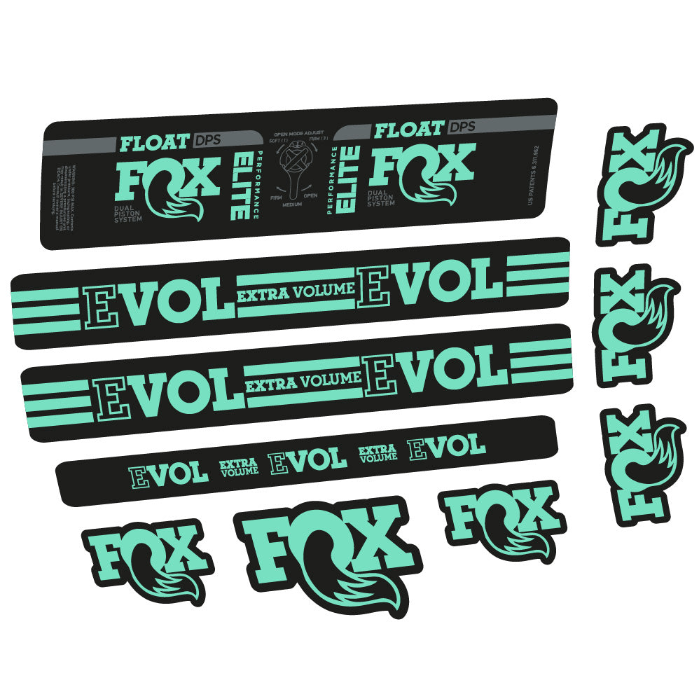 Adesivi Ammortizzatore Fox Float DPS Elite in vinile