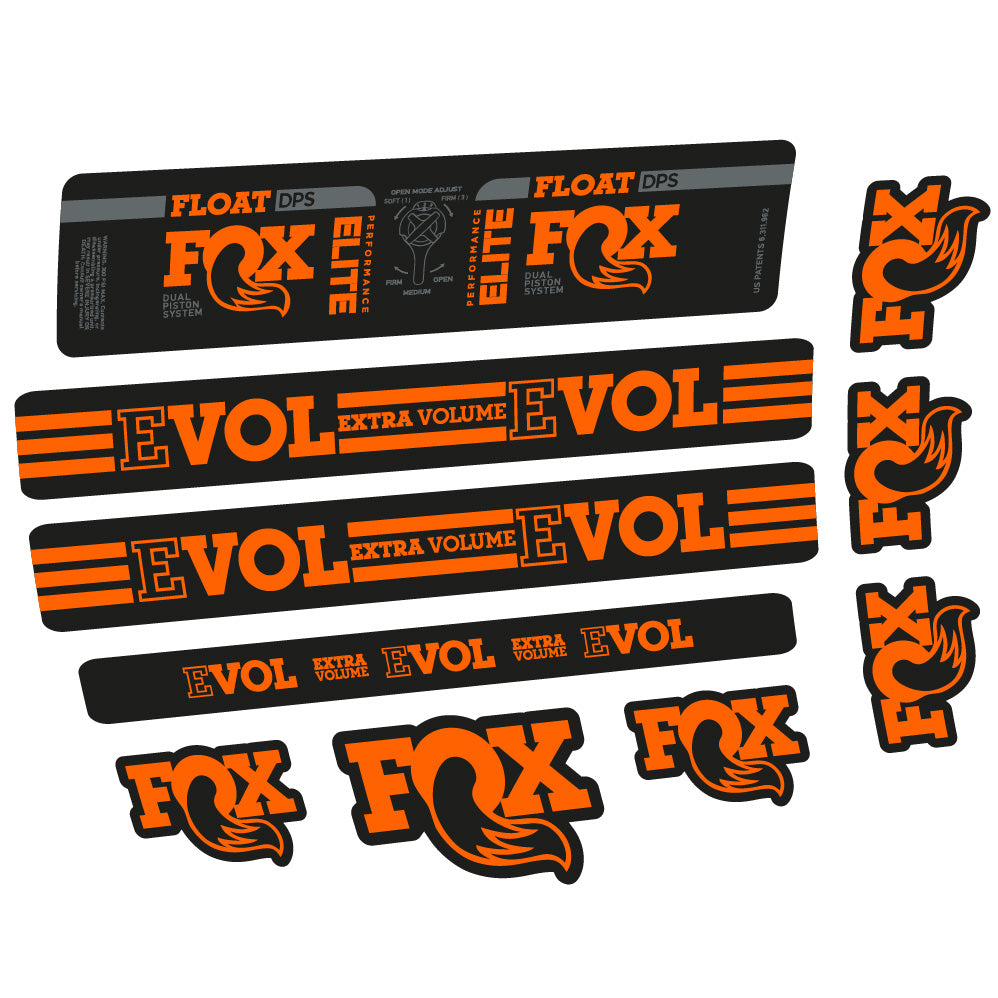 Adesivi Ammortizzatore Fox Float DPS Elite in vinile