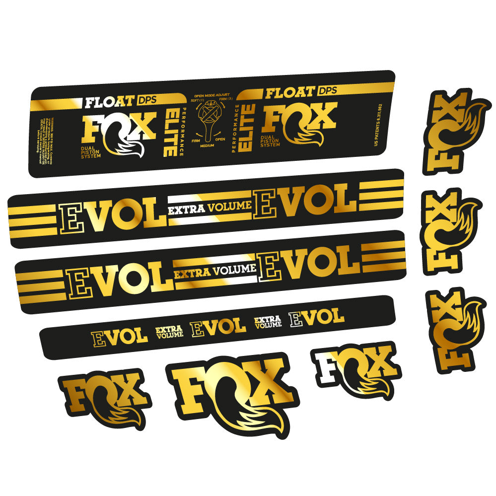 Adesivi Ammortizzatore Fox Float DPS Elite in vinile