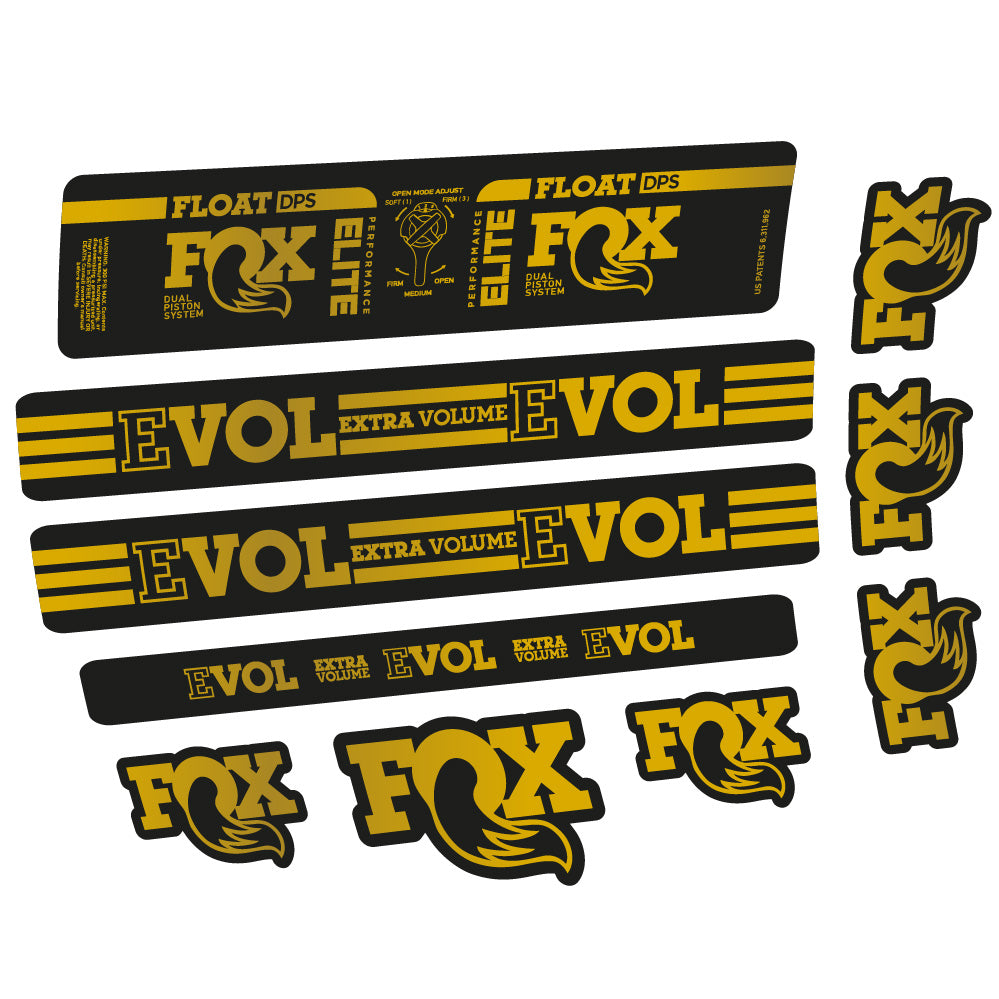 Adesivi Ammortizzatore Fox Float DPS Elite in vinile
